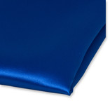 Königsblaues Einstecktuch Polyester Satin - Thumbnail 2