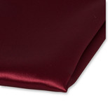 Bordeaux Einstecktuch Polyester Satin - Thumbnail 2