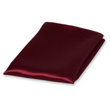 Bordeaux Einstecktuch Polyester Satin - Thumbnail 1
