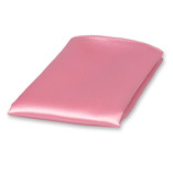 Hellrosa Einstecktuch Polyester Satin - Thumbnail 1