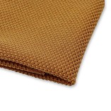 Gestrickte Einstecktuch Gold - Thumbnail 1