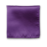 Lila Einstecktuch Polyester Satin - Thumbnail 1