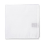 Weiße Glitter Einstecktuch - Thumbnail 1