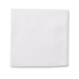Weiße Baumwolle Einstecktuch - Thumbnail 2