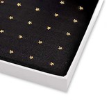 Schwarz - Gold Star Einstecktuch - Thumbnail 2
