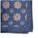 Königsblaues Einstecktuch im De-Luxe-Design - Thumbnail 2