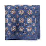 Königsblaues Einstecktuch im De-Luxe-Design - Thumbnail 1