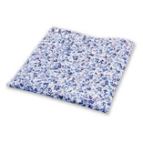 Blumen-Einstecktuch Blau-Weiß - Thumbnail 1