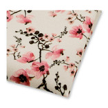 Einstecktuch mit japanischer Blüte, Altrosa - Thumbnail 2