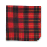 Weihnachts-Einstecktuch - Rot Kariert - Thumbnail 1