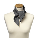 Anthrazitgraues Nickituch - Viereckig - Thumbnail 2