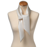 Seidentuch creme weiß - Thumbnail 2