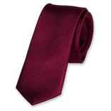 Kinderkrawatte Weinrot - Thumbnail 1