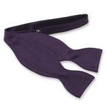 Dunkelviolette Fliege zum Selberbinden - Thumbnail 1