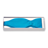 Grellblaue Fliege zum Selberbinden - Thumbnail 2