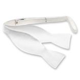 Weiße Fliege zum Selberbinden - Thumbnail 1