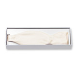 Creme weiße Fliege zum Selberbinden - Thumbnail 2