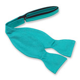 Dunkeltürkise Fliege zum Selberbinden - Thumbnail 1