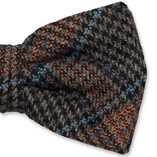 Karierte Wollfliege schwarz/ orange  - Thumbnail 2