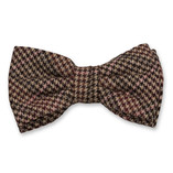 Karierte Wollfliege braun/ fuchsia - Thumbnail 1