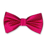 Fuchsia Herrenfliege mit Pünktchen - Thumbnail 1