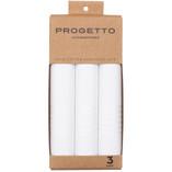 Herrentaschentücher - Weiß - 3-Pack - Thumbnail 1