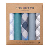 Herrentaschentücher - Blau - Thumbnail 1