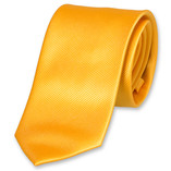 Polyester-Krawatte gelb - Thumbnail 1