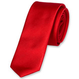 Kinderkrawatte tomatenrot - Thumbnail 1