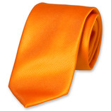Polyester-Krawatte orange - Thumbnail 1