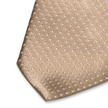 Krawatte Punkte Beige - Thumbnail 2