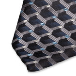 Krawatte Schwarz/ Blau - Thumbnail 2