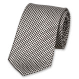 Krawatte schwarz - grau - Thumbnail 1