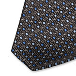 Business Krawatte schwarz blau - Thumbnail 2