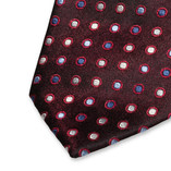Schwarze Krawatte mit roten Punkten - Thumbnail 2