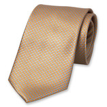 Krawatte beige, hellblau - Thumbnail 1