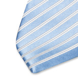 Blaue Krawatte mit Streifendesign - Thumbnail 2