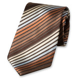 Krawatte multicolor braun - Thumbnail 1