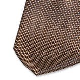 Two-Tone Krawatte braun - Thumbnail 2