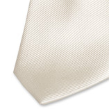 Creme weiße Krawatte - Thumbnail 2