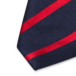 Business-Krawatte dunkelblau/rot - Thumbnail 2