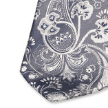 Paisley Krawatte grau - Thumbnail 2
