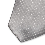 Krawatte Punkte Grau - Thumbnail 2