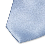 Hellblaue Satin Krawatte - Thumbnail 2
