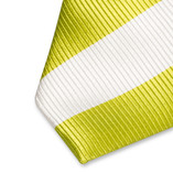Krawatte Breite Streifen - limettengrün weiß - Thumbnail 2