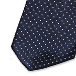Krawatte Punkte Dunkelblau - Thumbnail 2