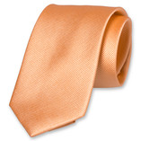 Pfirsichfarbene Krawatte - Thumbnail 1