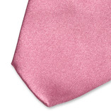 Altrosa Satin Krawatte - Thumbnail 2