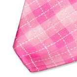 Karo Krawatte rosa - Thumbnail 2