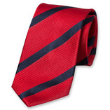Business-Krawatte rot/dunkelblau - Thumbnail 1